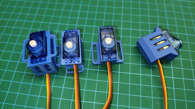 Modré – Servo modul 1